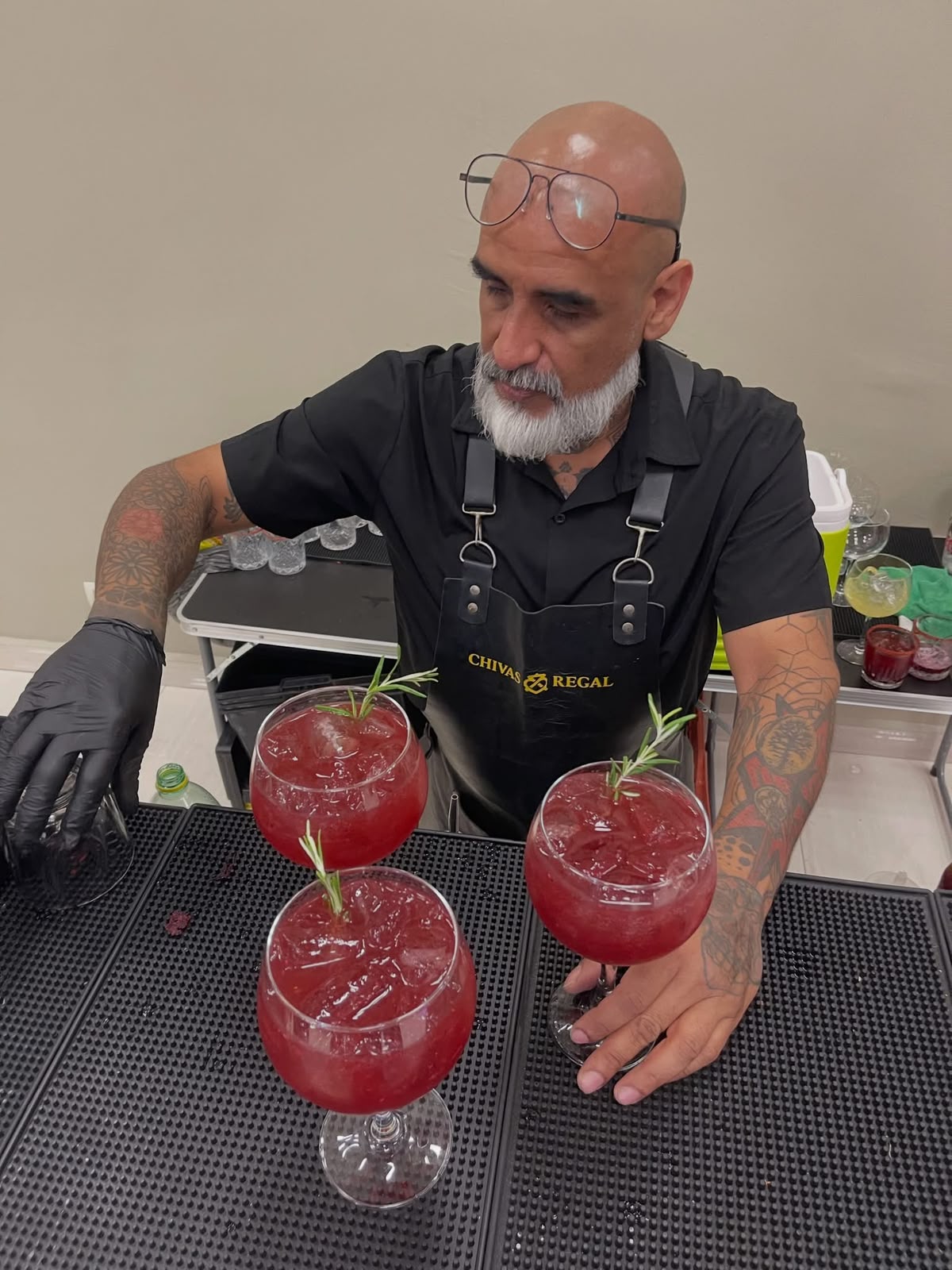 Preparación de cócteles