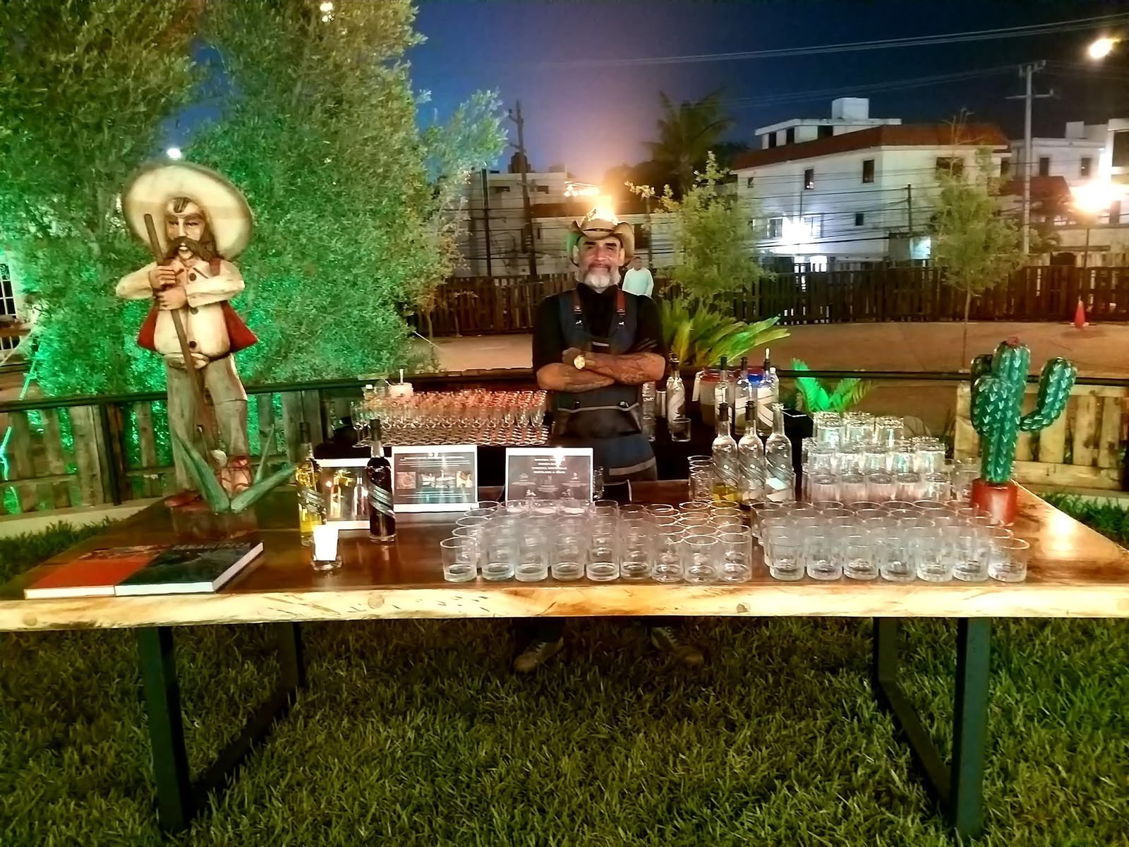 Montaje de barra para evento